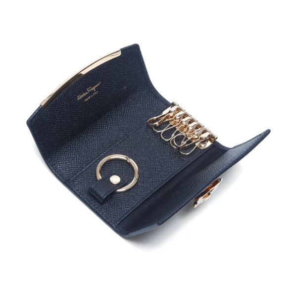 Ferragamo Gancini ring key holder black - Picture 3 of 13